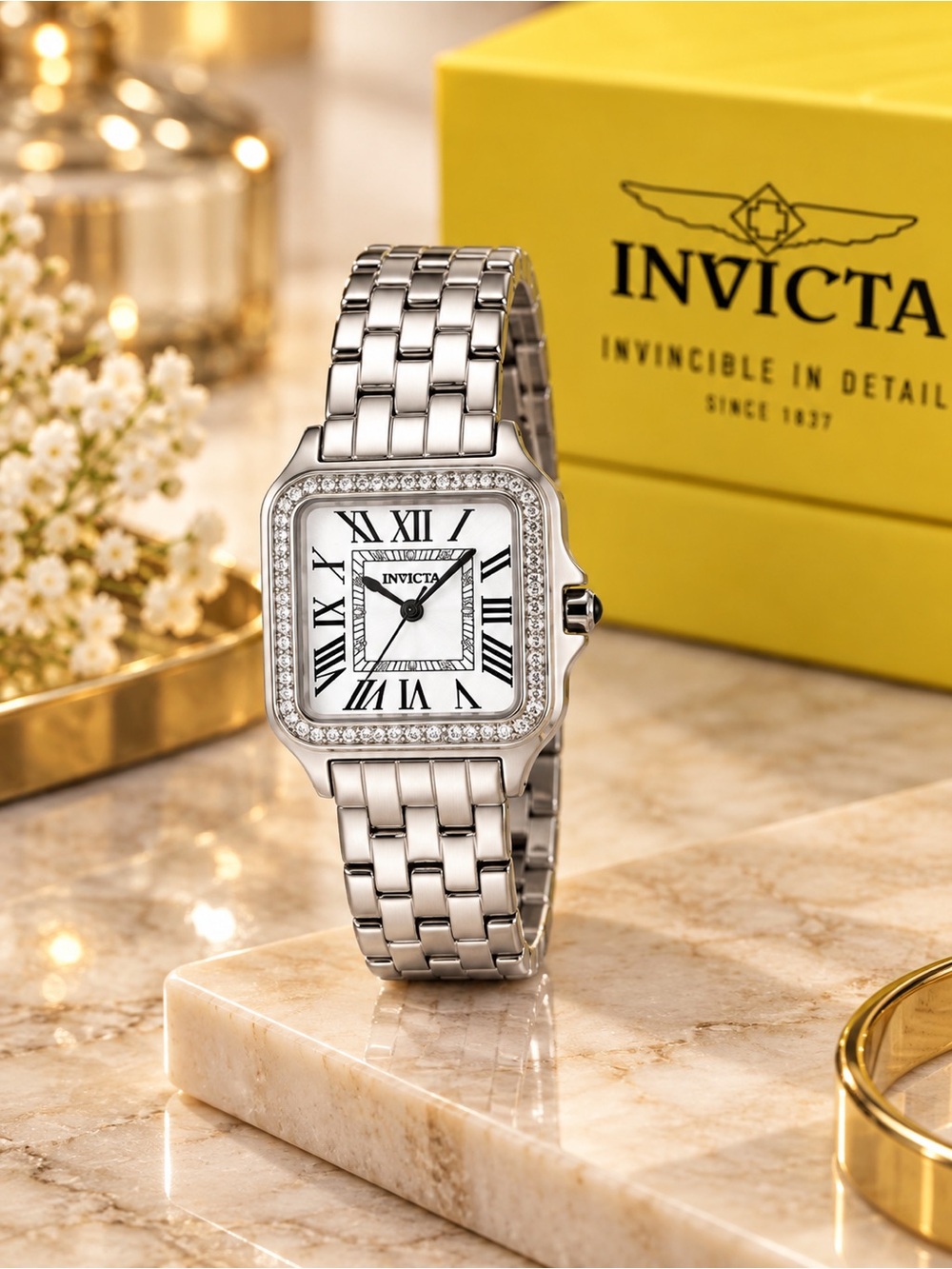 Invicta Angel Vetriane 48994 Women’s 28mm Steel Crystal Watch
